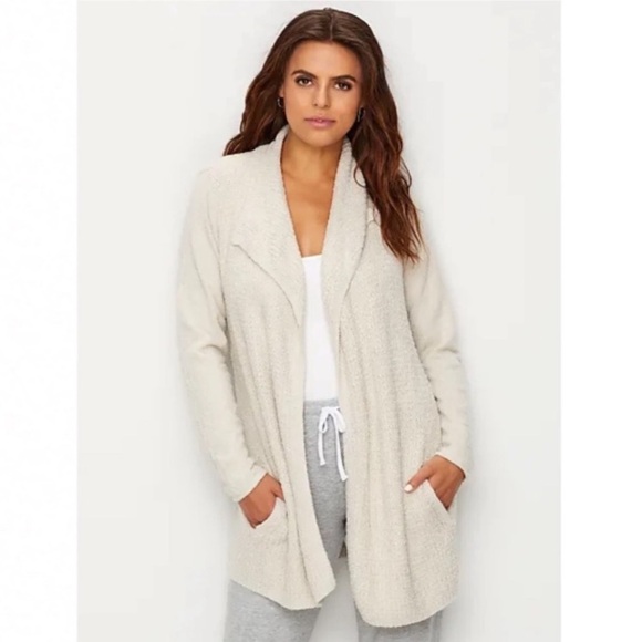 Barefoot Dreams CozyChic Lite Waffle Knit Cream
Sweater Cardigan Size: Small - Picture 1 of 5